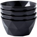 Soup Bowls Set Of 4 Geometric 30 Ounce Soup Bowls - Elegant Stackable