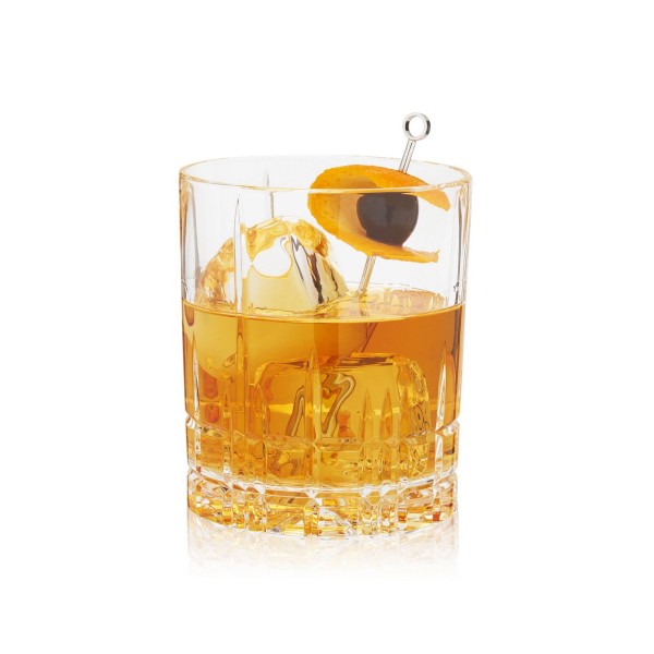 Perfect Serve Double Old Fashioned Glass Set, Set of 4, 13 Oz