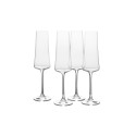 Flute Glasses Set of 4, 10 oz