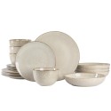 16-Piece Dinnerware Set - Taupe