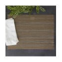 Design Import Metallic Basket weave Placemat, Set of 6