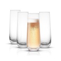 Stem Less Champagne Flutes - Set of 4