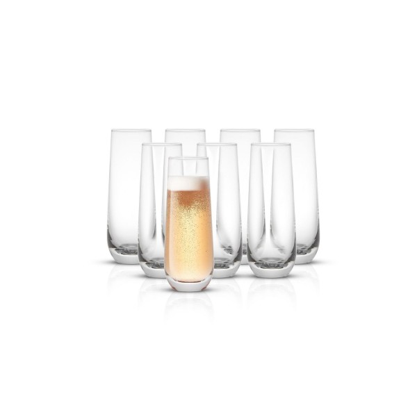 Champagne Glasses, Set of 8