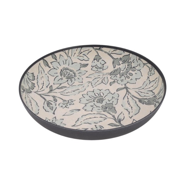 Bamboo Dinner Bowl, Floral