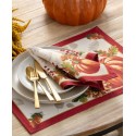 Swaying Leaves Bordered Fall Placemat, Set of 4, 13