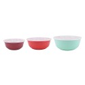 Festive Forest 6-Piece Embossed Serving Bowl Set with Lids