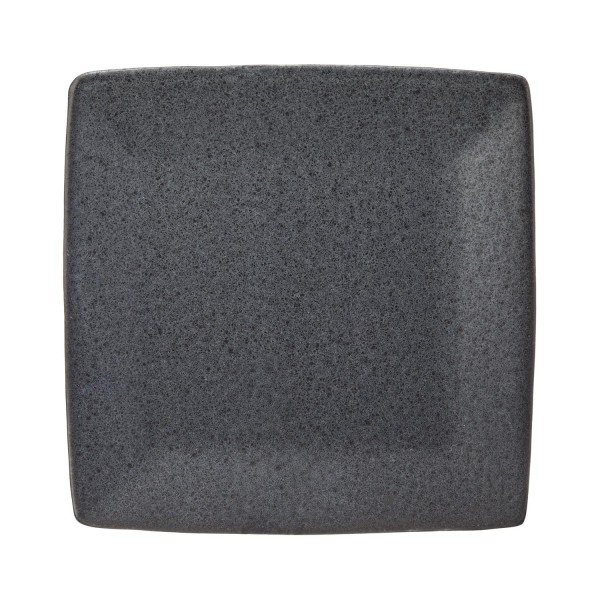 Gray Square-Shaped Stoneware Salad Plate