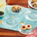 8 Pack Appetizer Plates, Clear