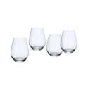 Stemless Tumbler Glass, Set of 4