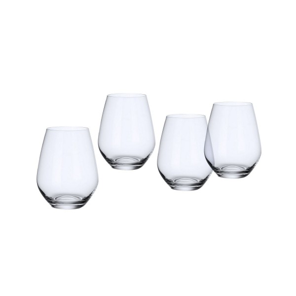 Stemless Tumbler Glass, Set of 4