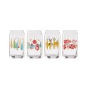 Festive Cocktail Glasses, Set of 4