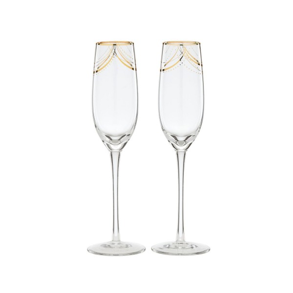 Toasting Flutes Set, 2 Piece